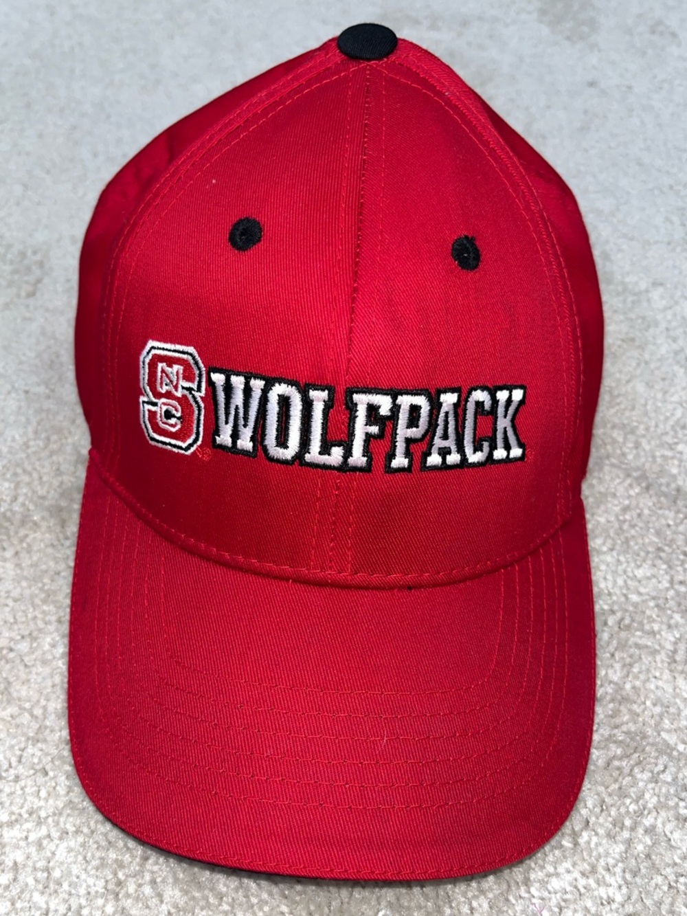 NC State Wolfpack Red Adjustable Men’s Baseball Cap